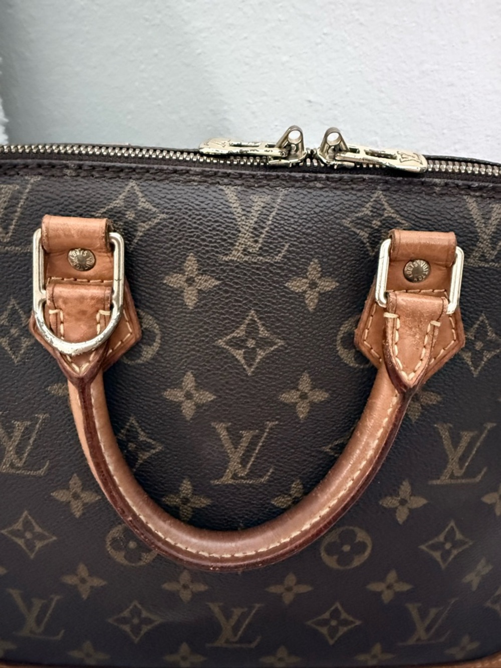 Louis Vuitton Alma PM- including generic Vachetta strap, dustbag & 🔐 #307 - Picture 16 of 16